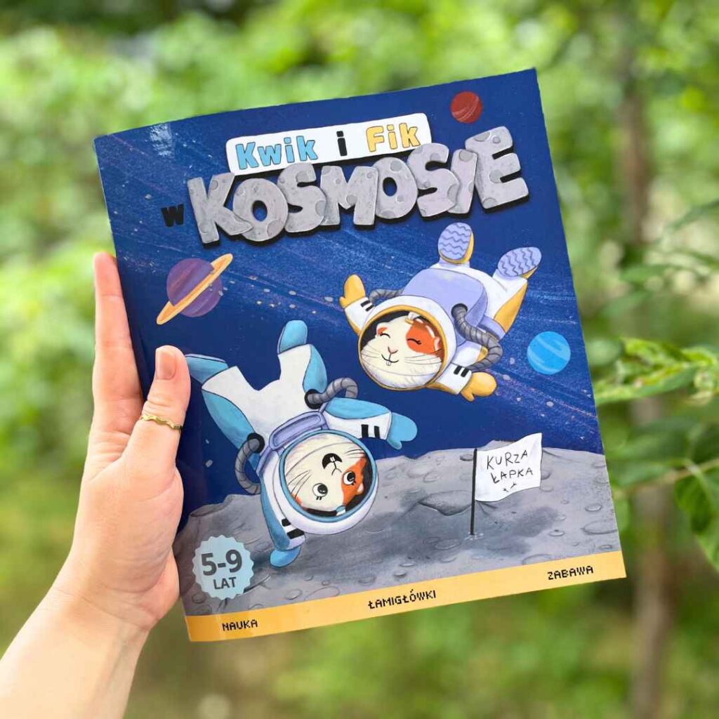 "Kwik i Fik w Kosmosie" - książeczka z zadaniami